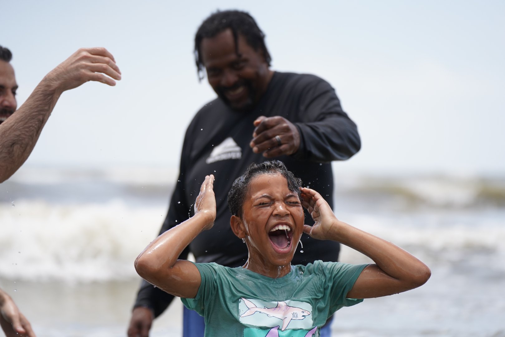 Beach Baptism in Galveston, TX